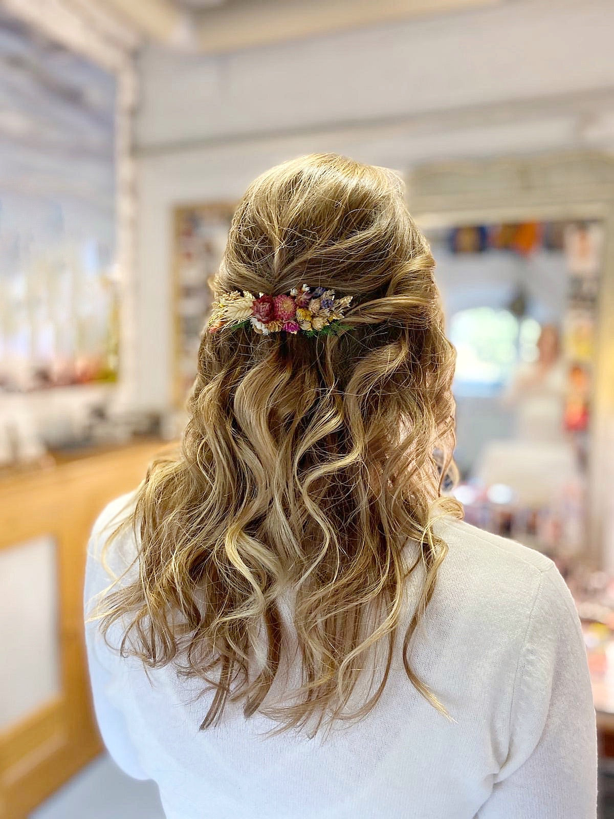 Custom Made* Fairy Dried Flowers Barrette