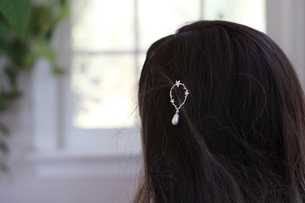 Floral Eden Wreath Barrette