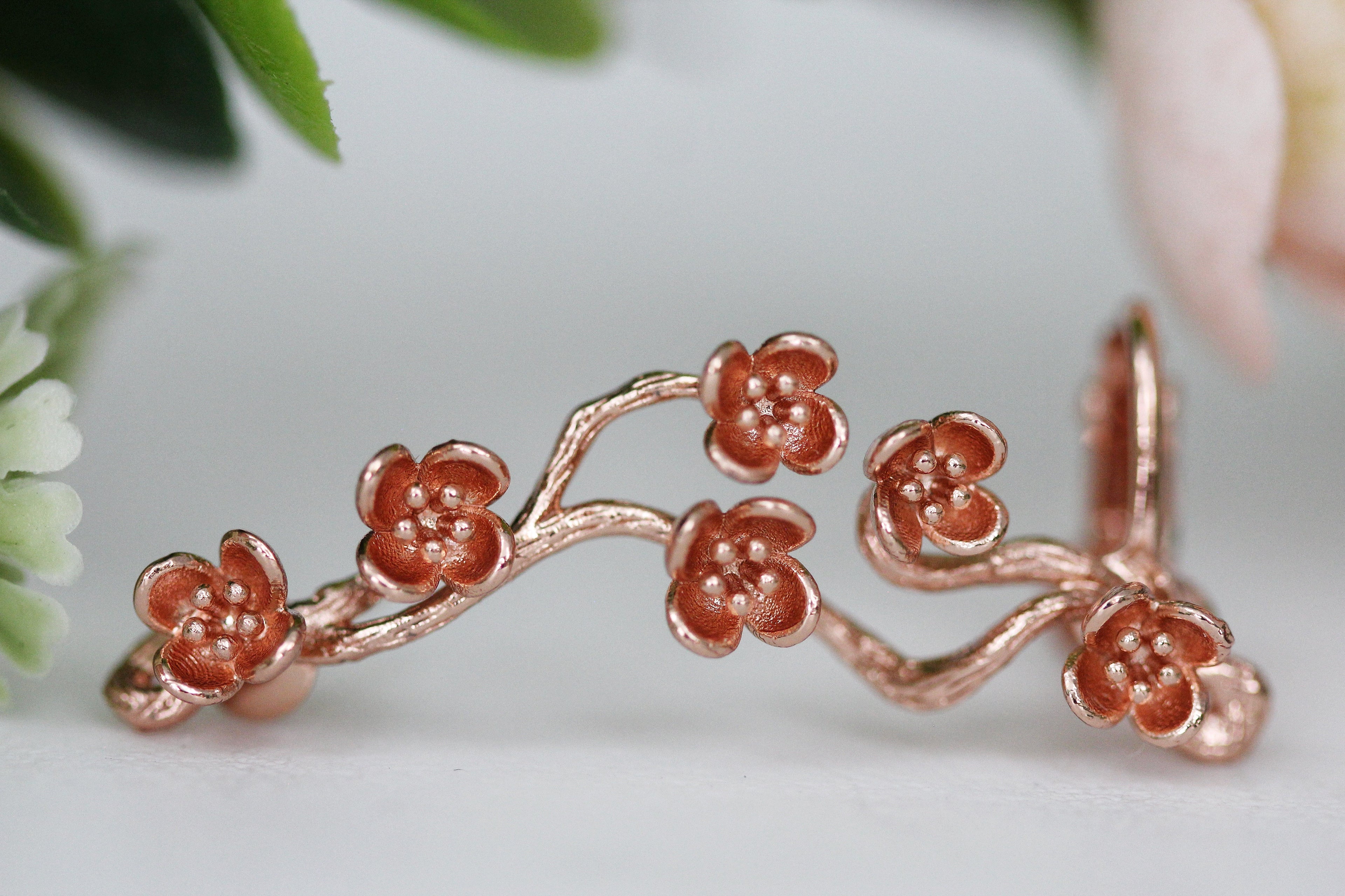 Sakura / Cherry Blossom Floral Ear Cuff