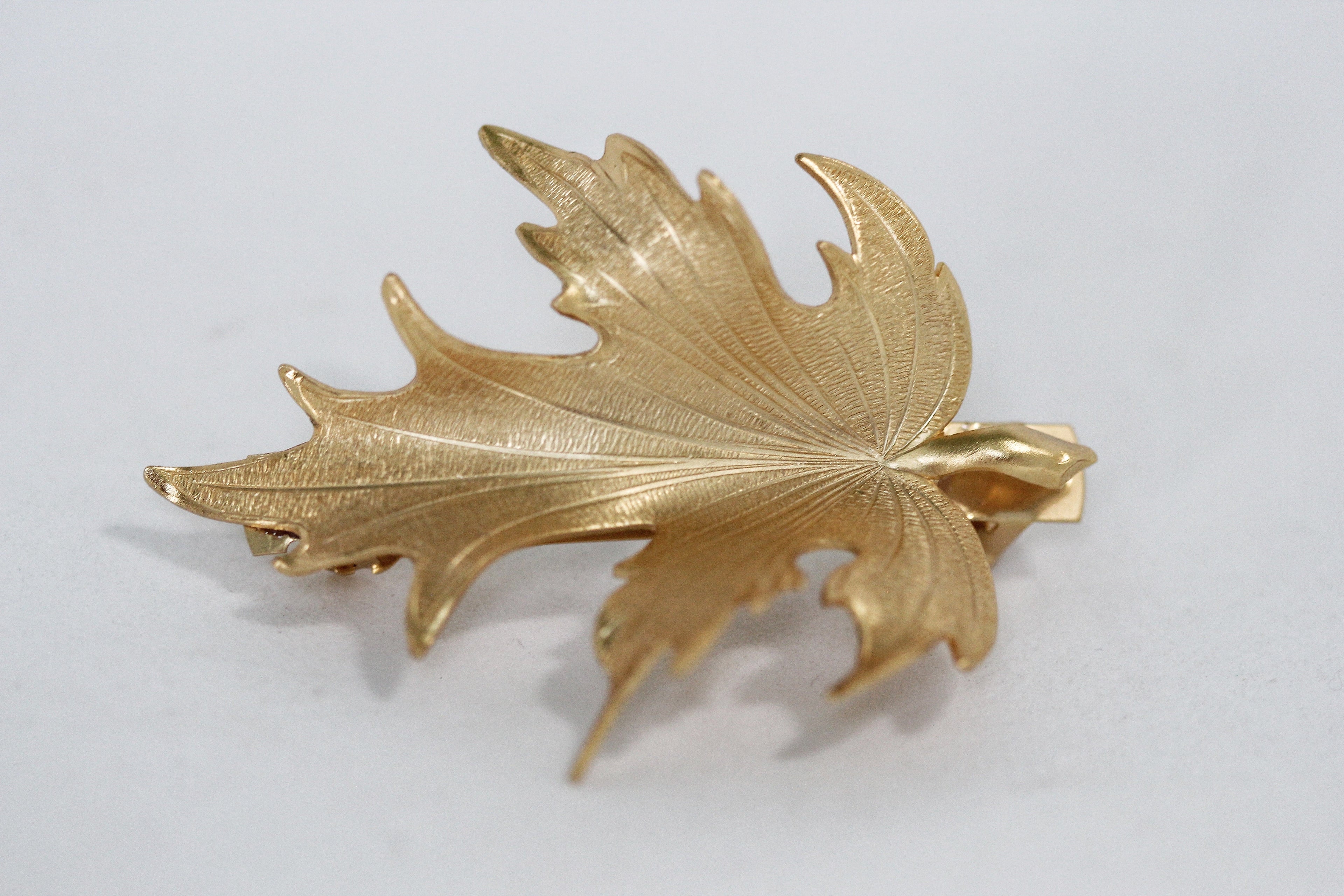 Large Fig Leaf Barrette