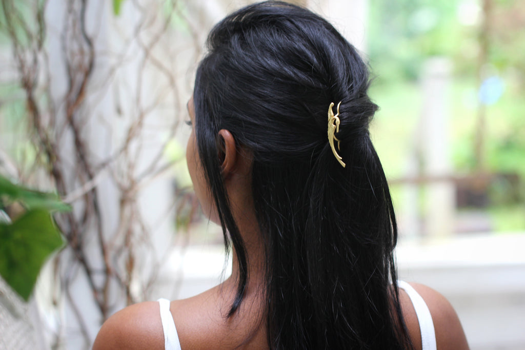 Crane Bird Hair Prong
