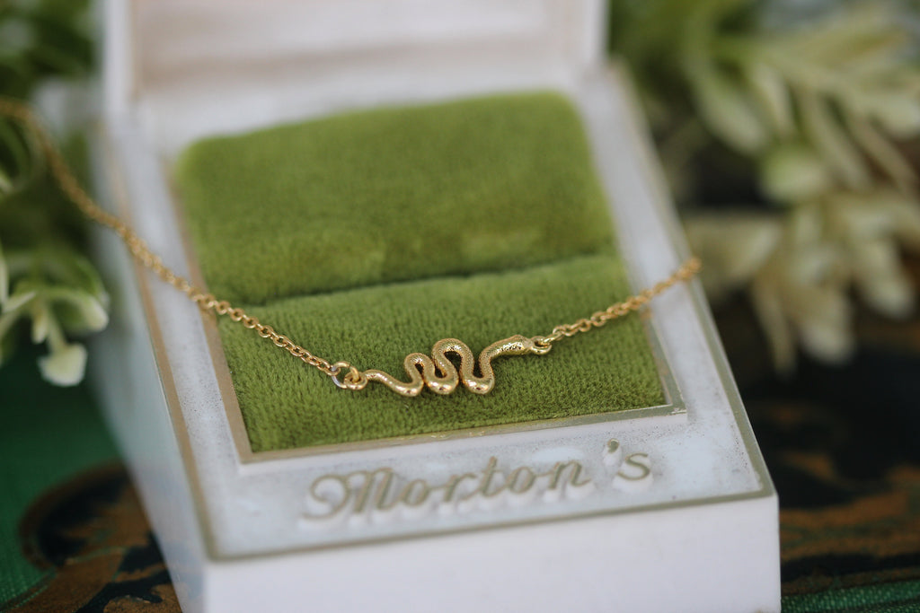 Tiny Snake Necklace