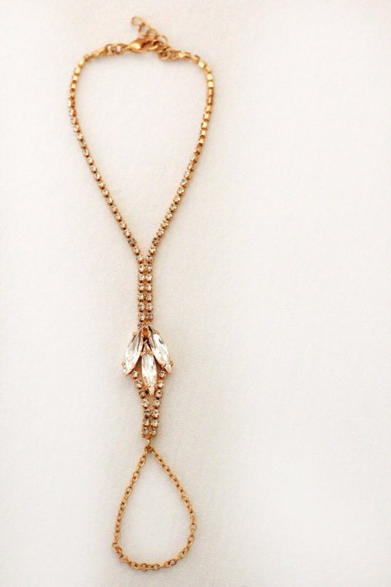 Virgini Crystals Hand Bracelet