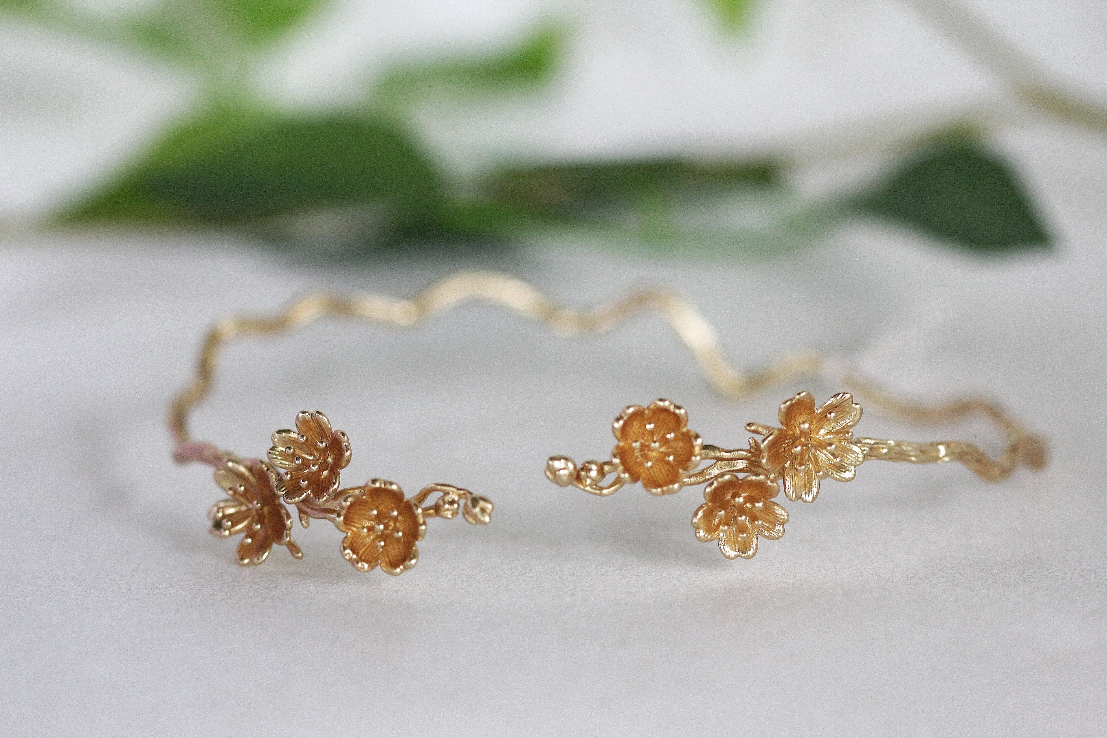 Large Sakura/Cherry Blossom Floral Armband