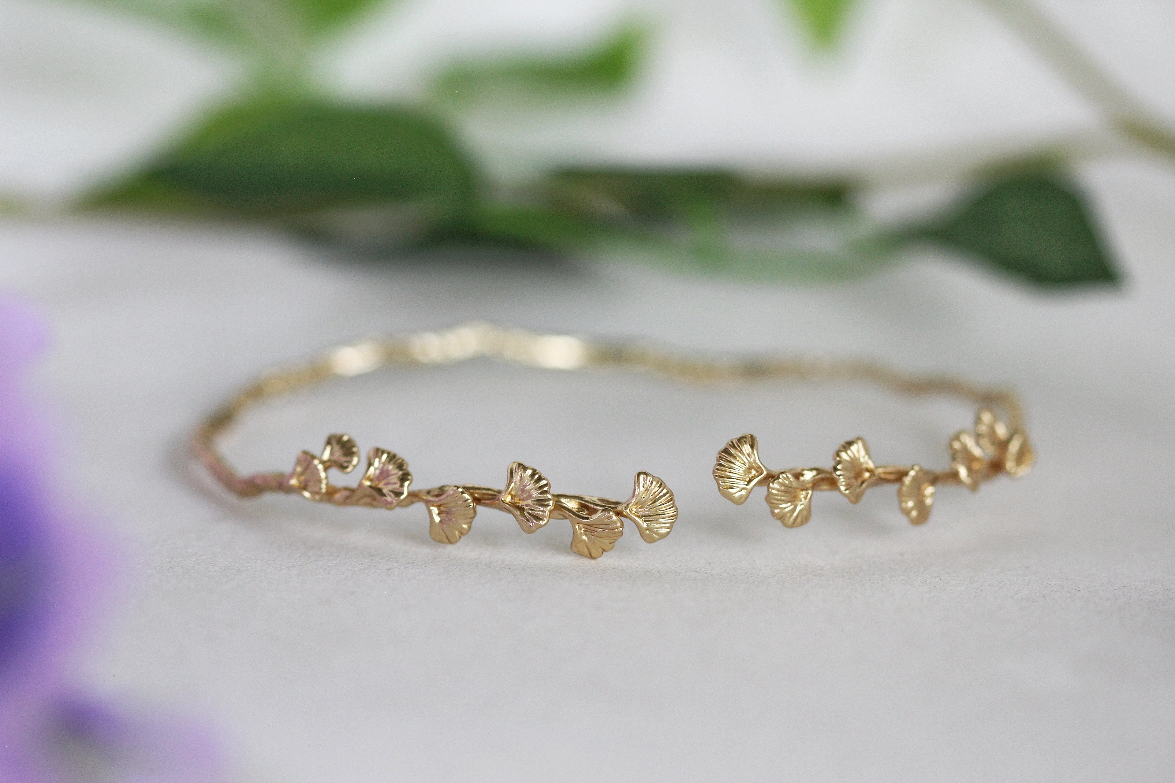 Ginkgo Leaves Armband