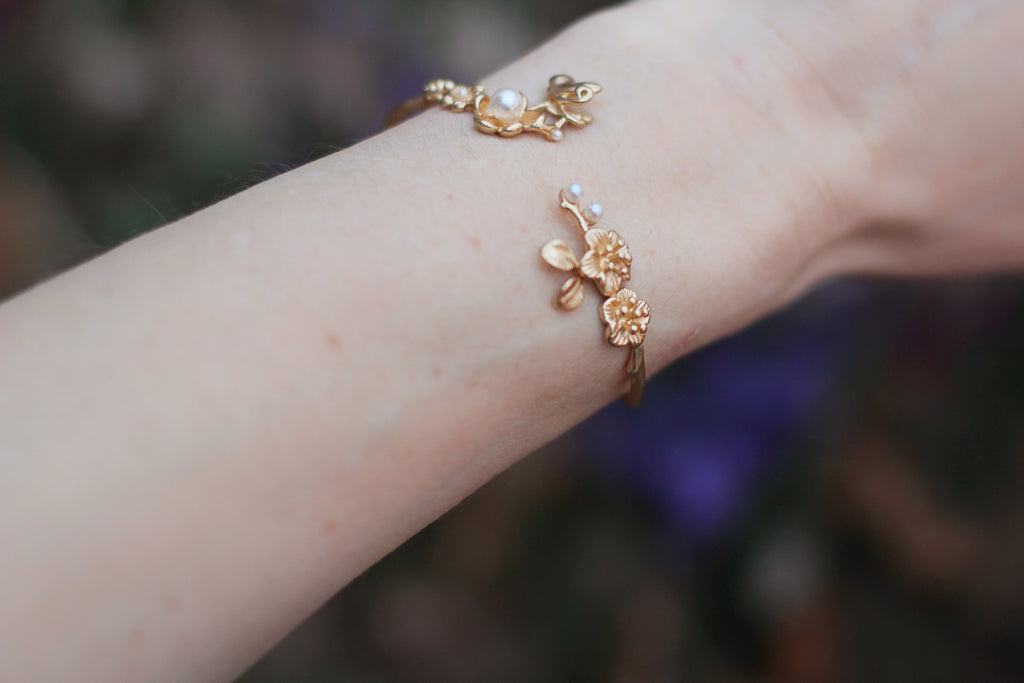 Butterfly & Ladybug Meadows Floral Bracelet