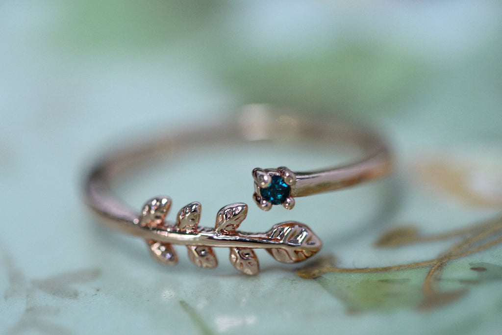 Jade & Fern Crystal Ring