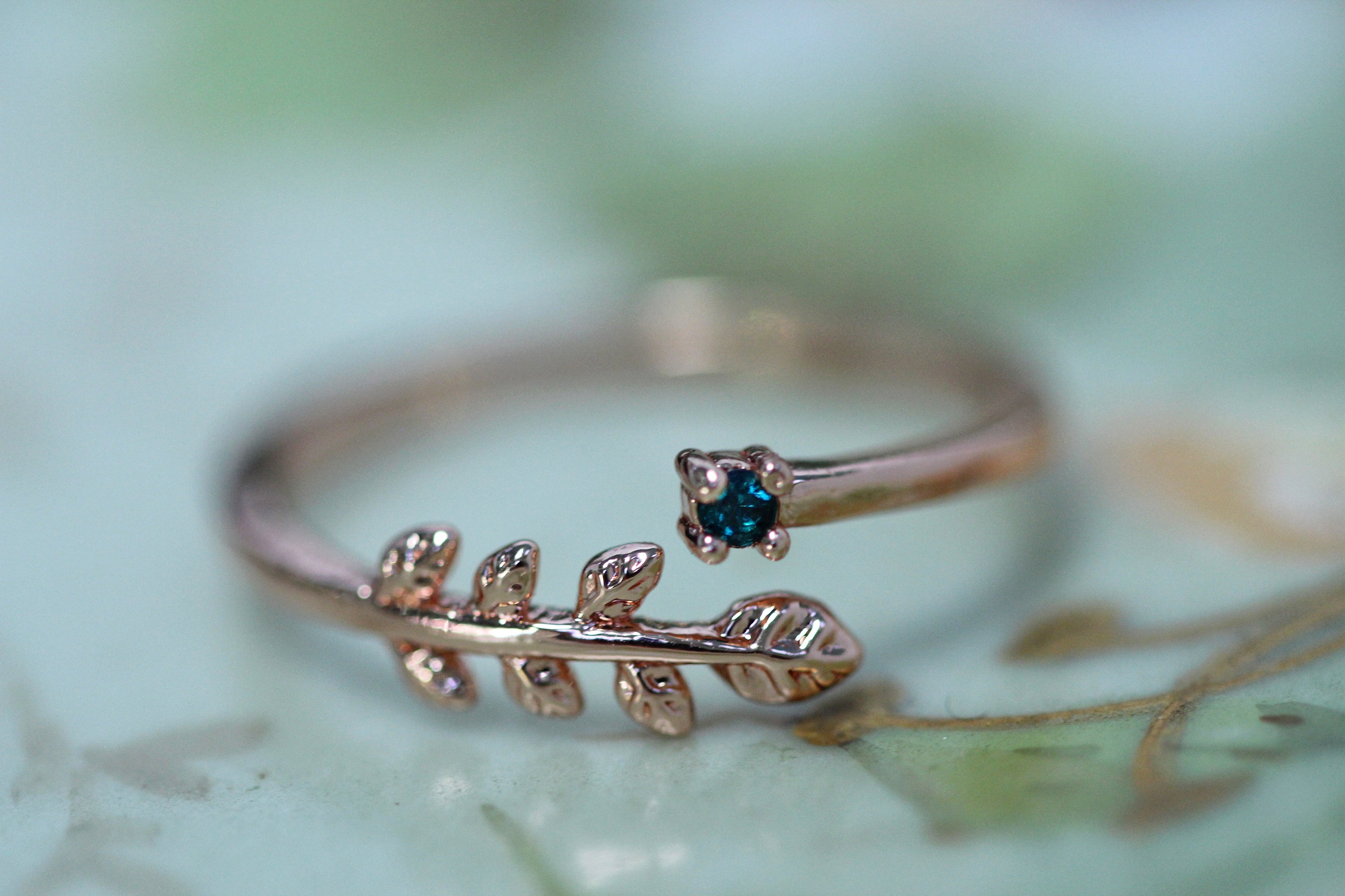 Jade & Fern Crystal Ring