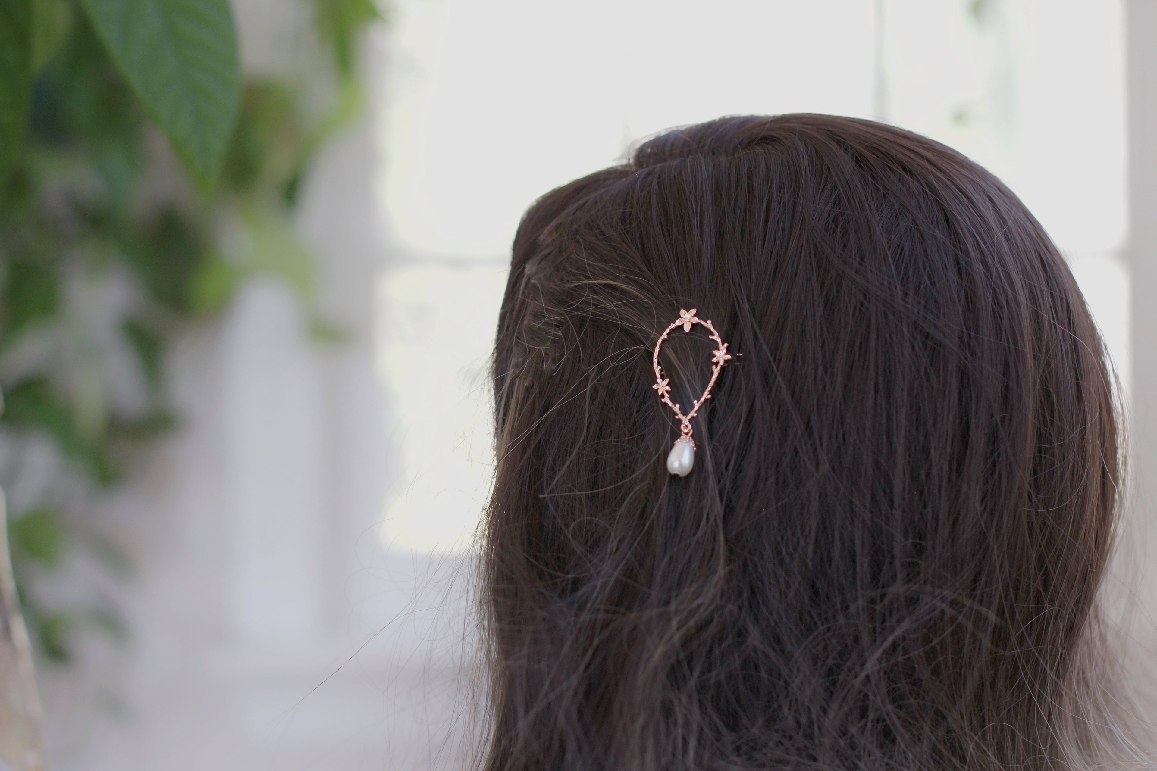 Floral Eden Wreath Barrette