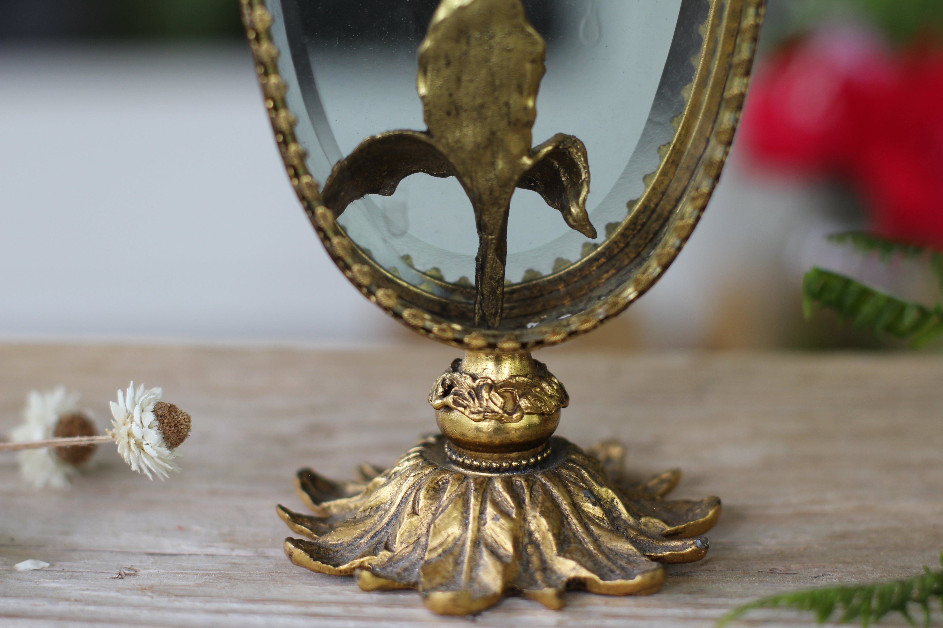 Antique Rare Iris Perfume Bottle