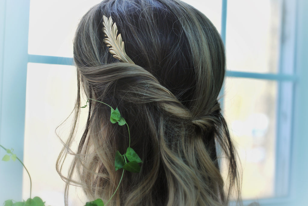 Palm Leaves Goddess Crown