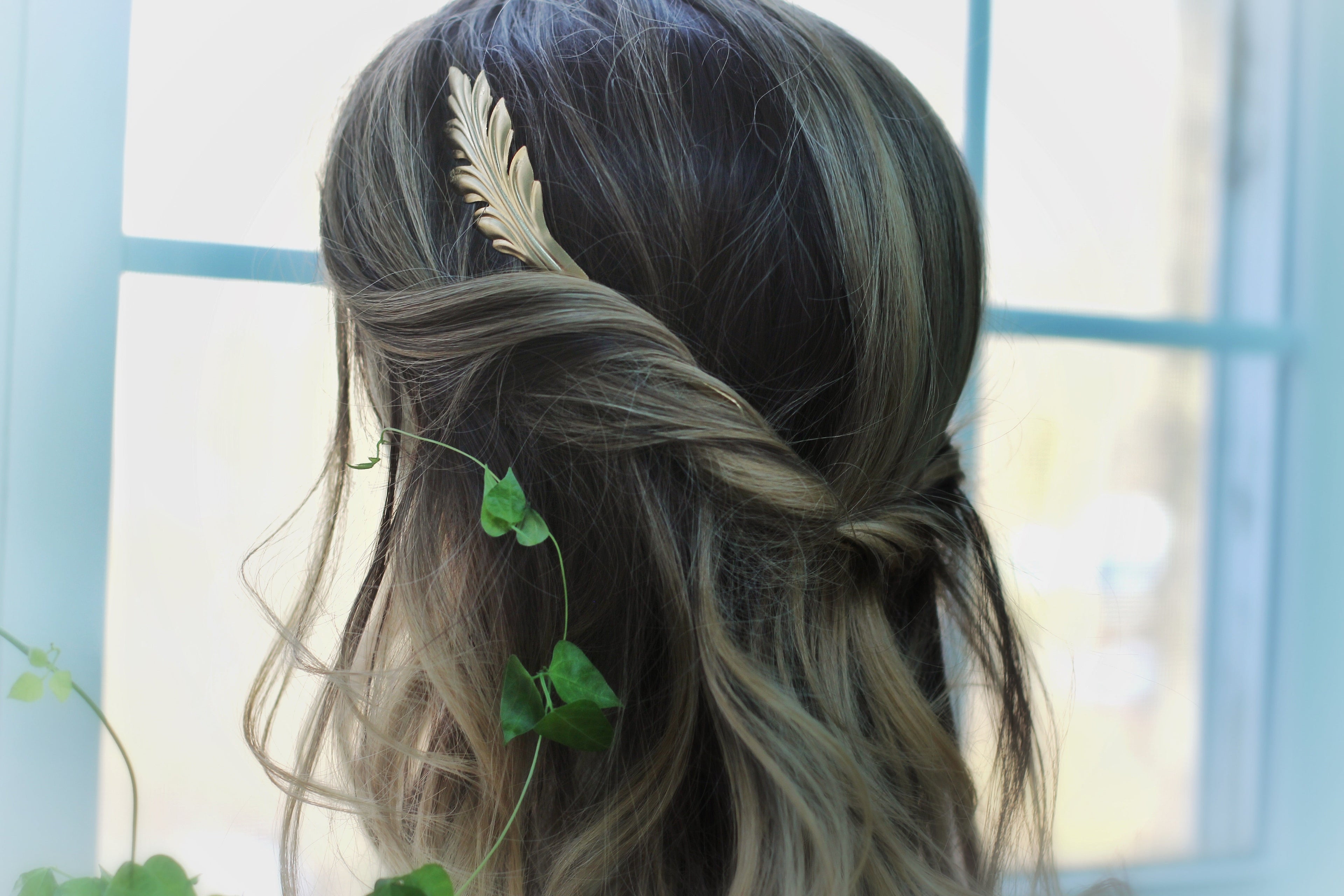 Palm Leaves Goddess Crown