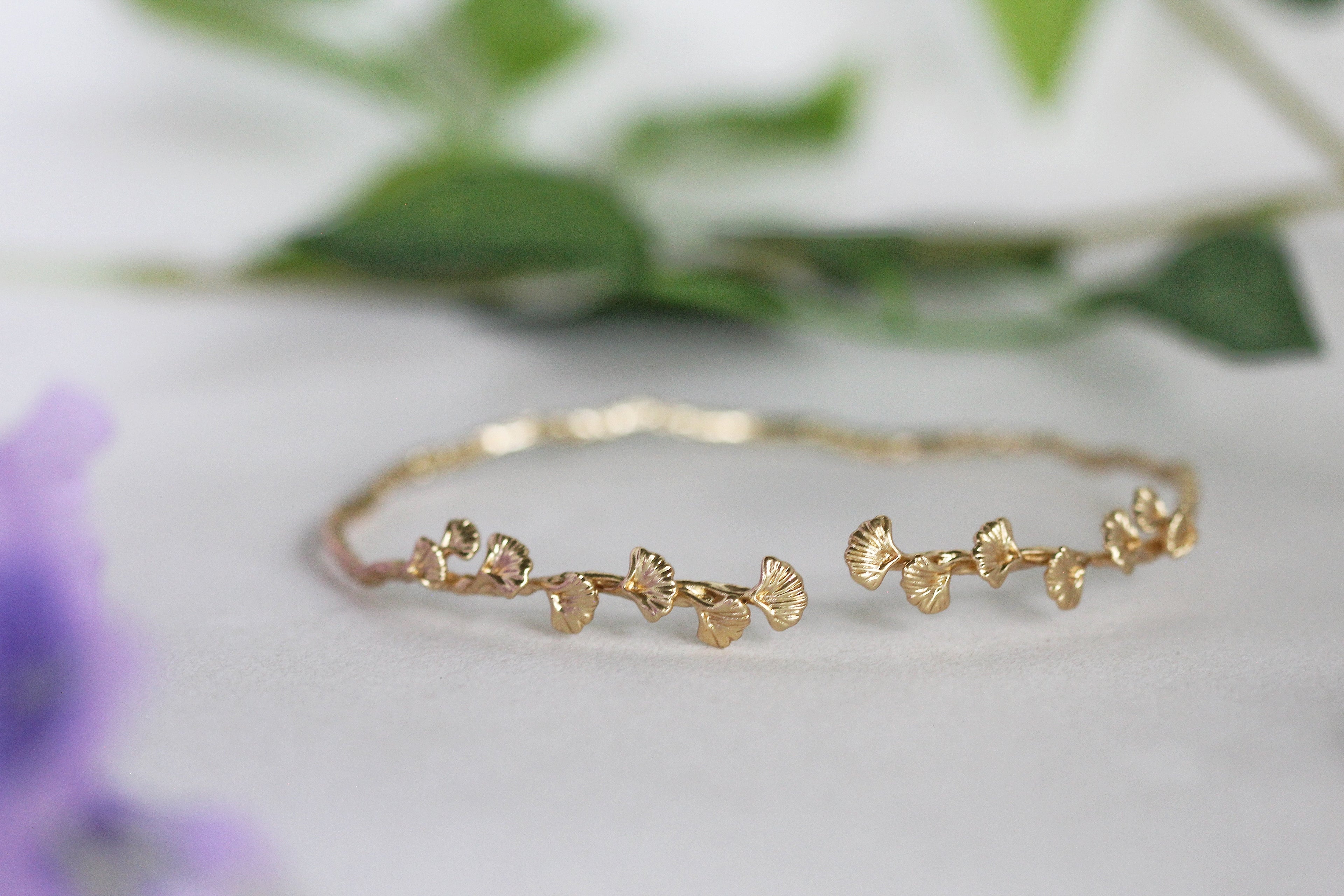 Ginkgo Leaves Armband