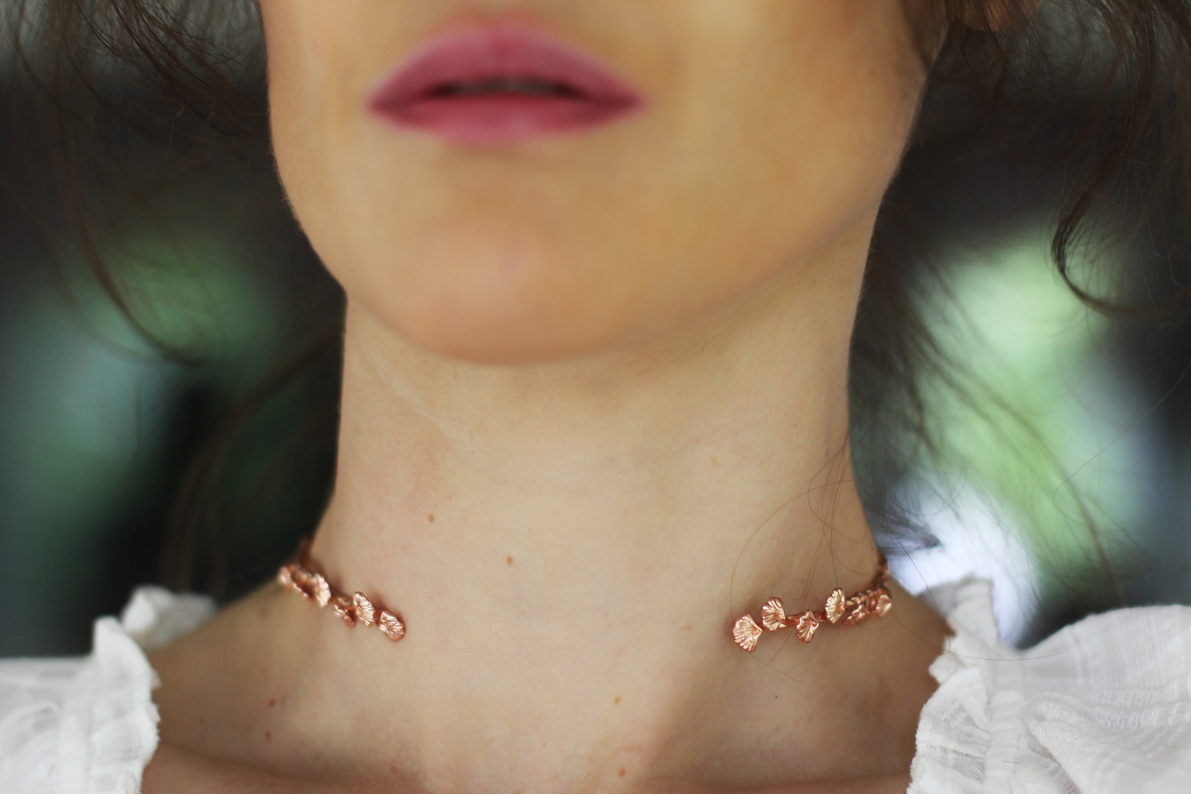 Ginkgo Leaves Choker