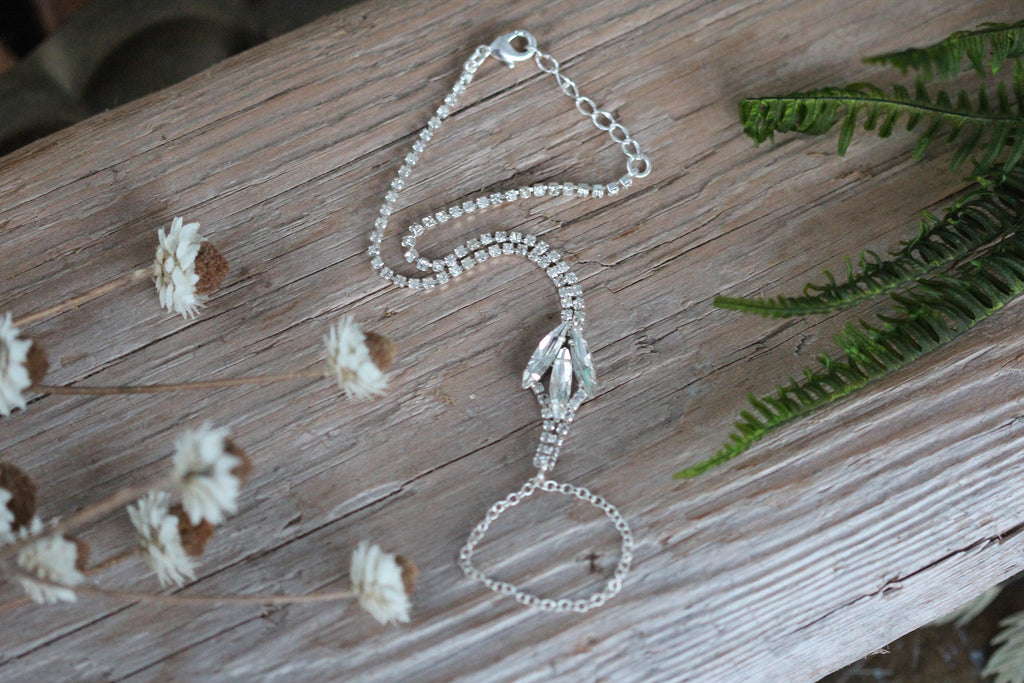 Virgini Crystals Hand Bracelet