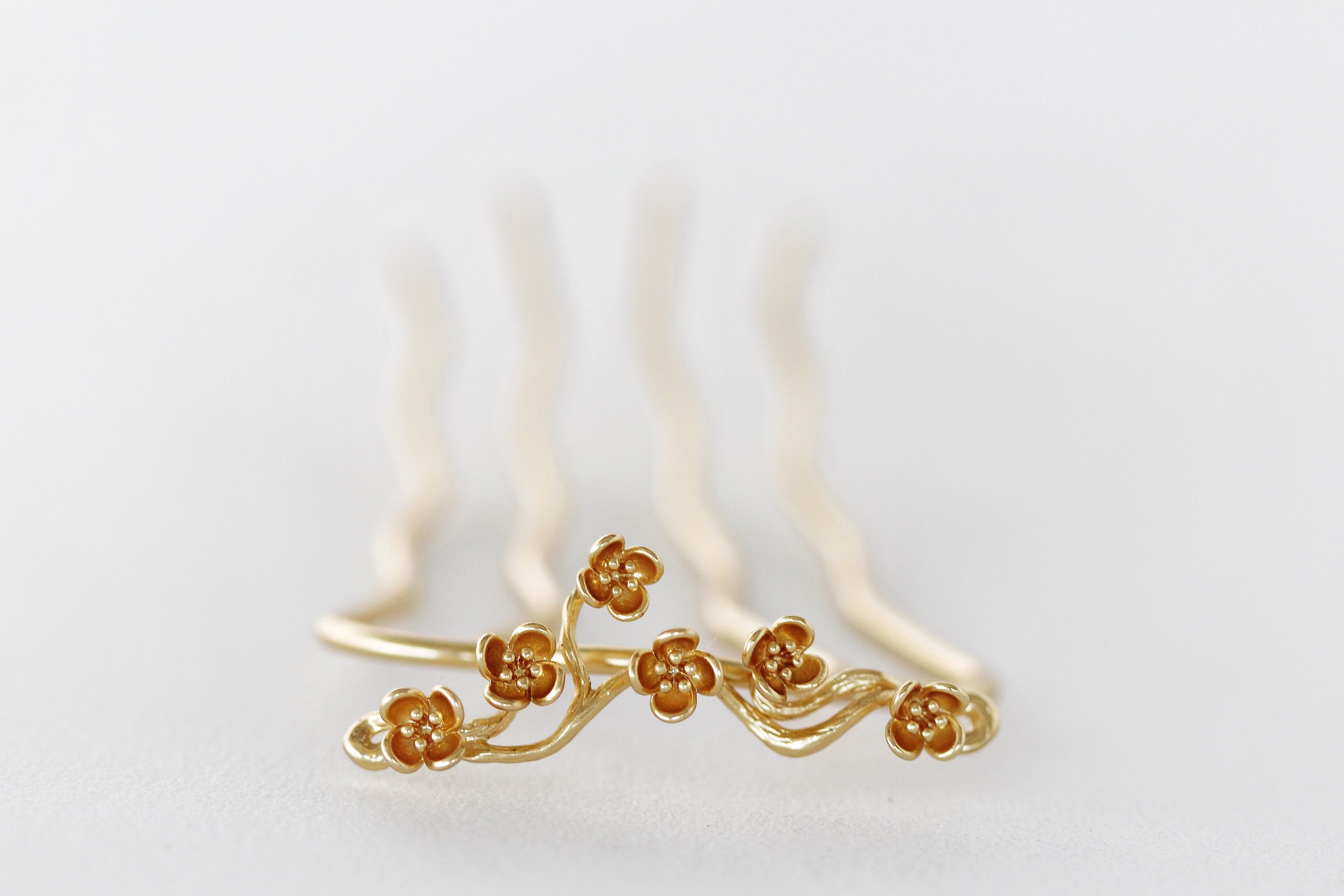 Cherry Blossom Hair Prong