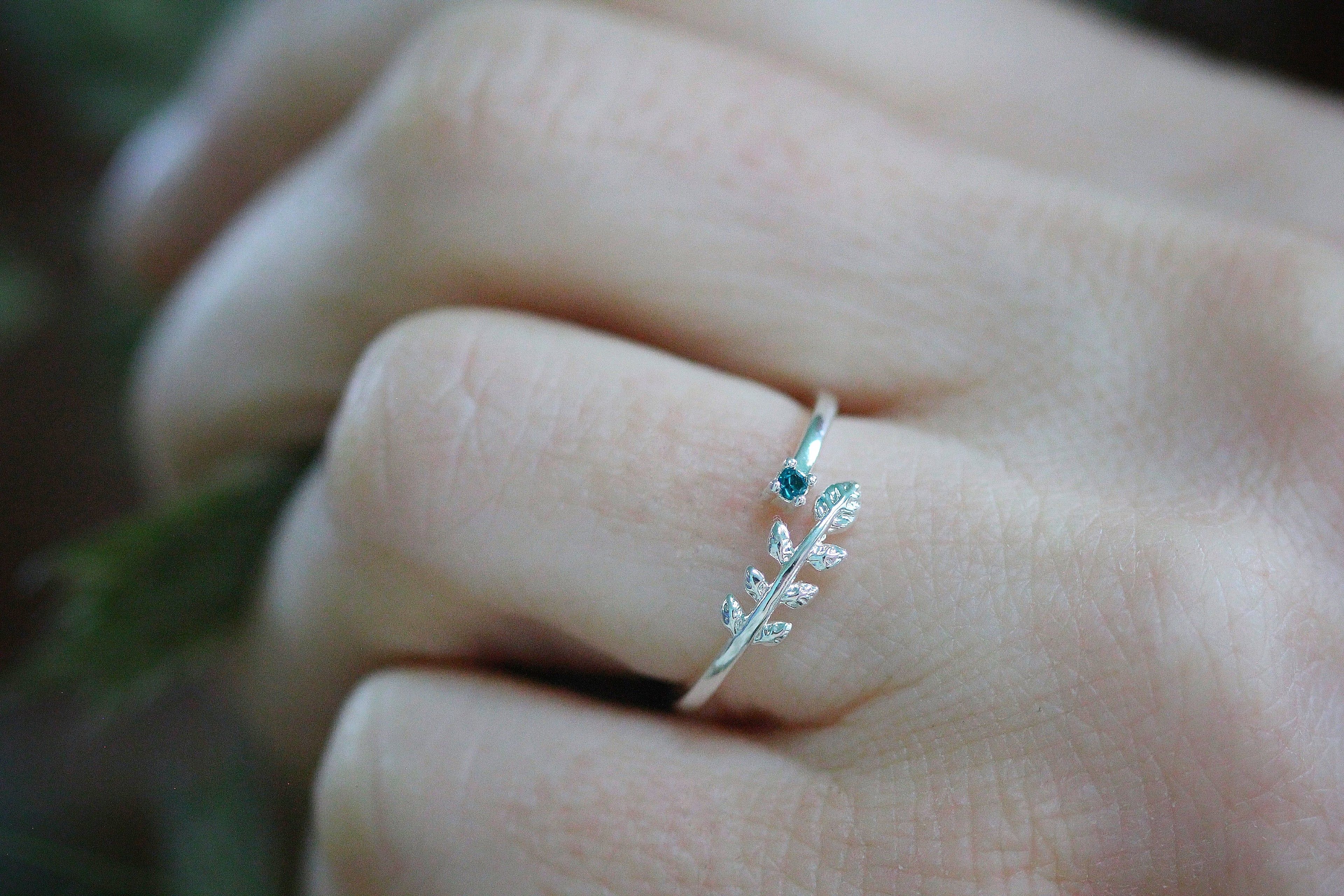 Jade & Fern Crystal Ring