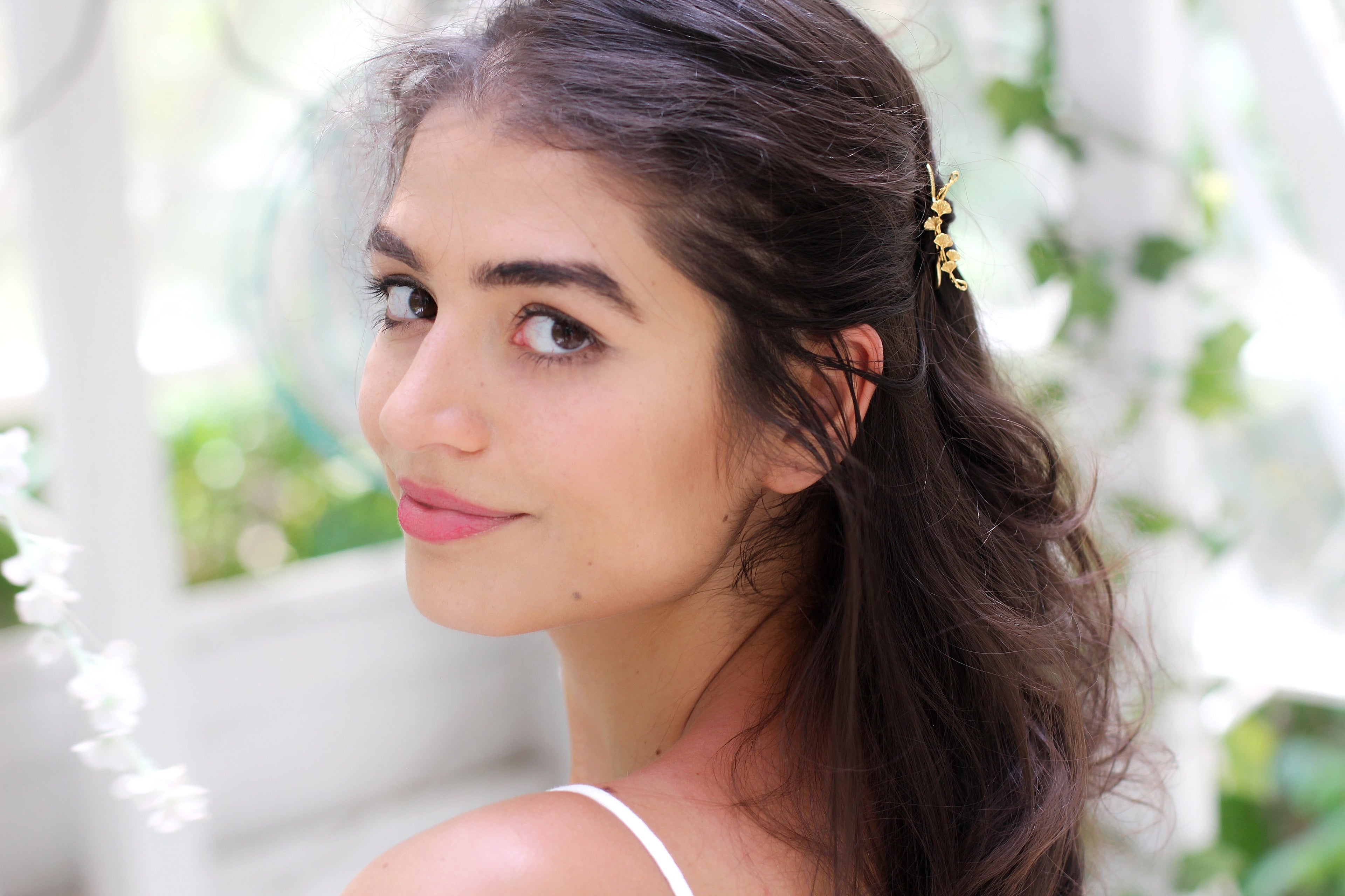 Ginkgo Leaves Hair Prong