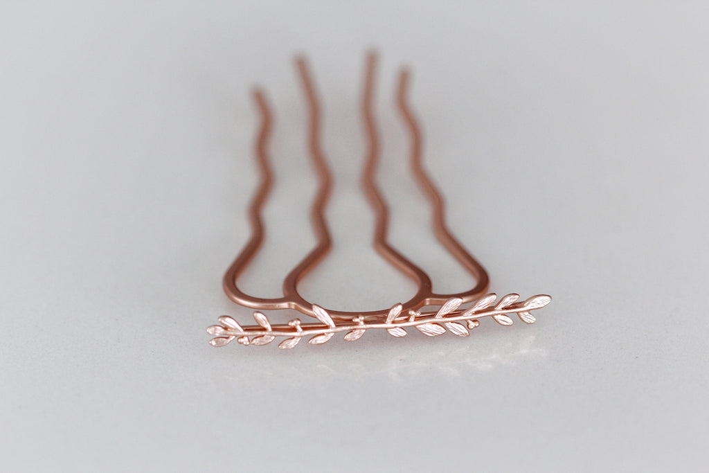 Blooming Twig Branch Hair Prong