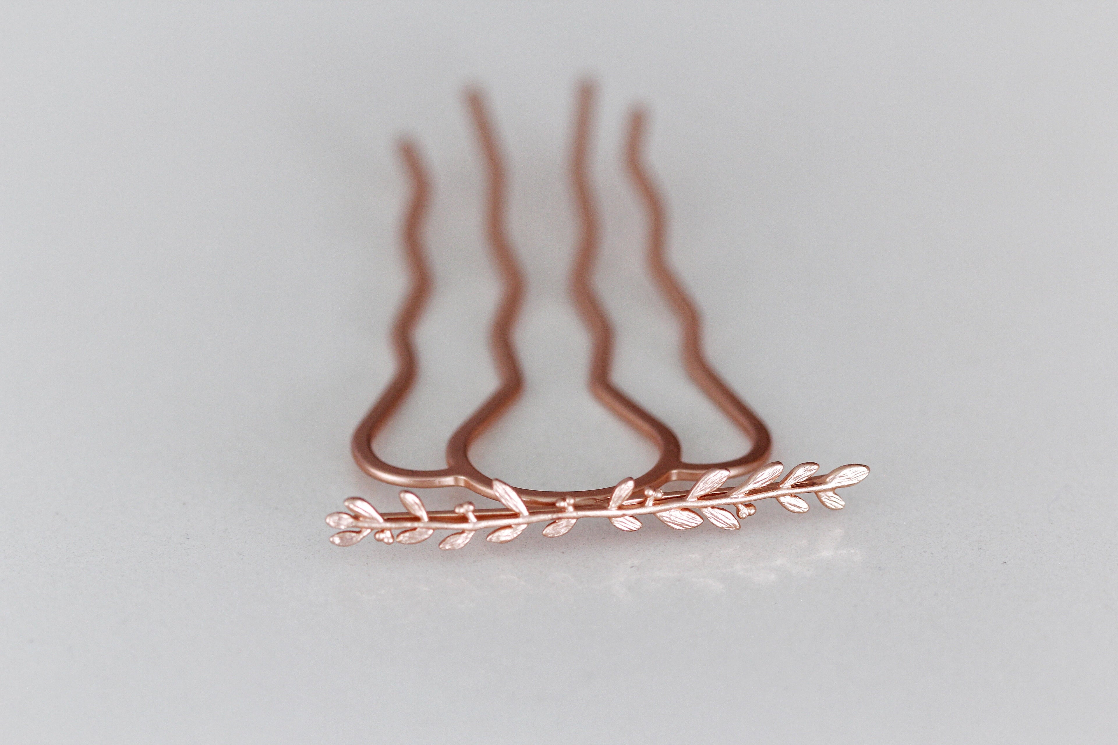 Blooming Twig Branch Hair Prong