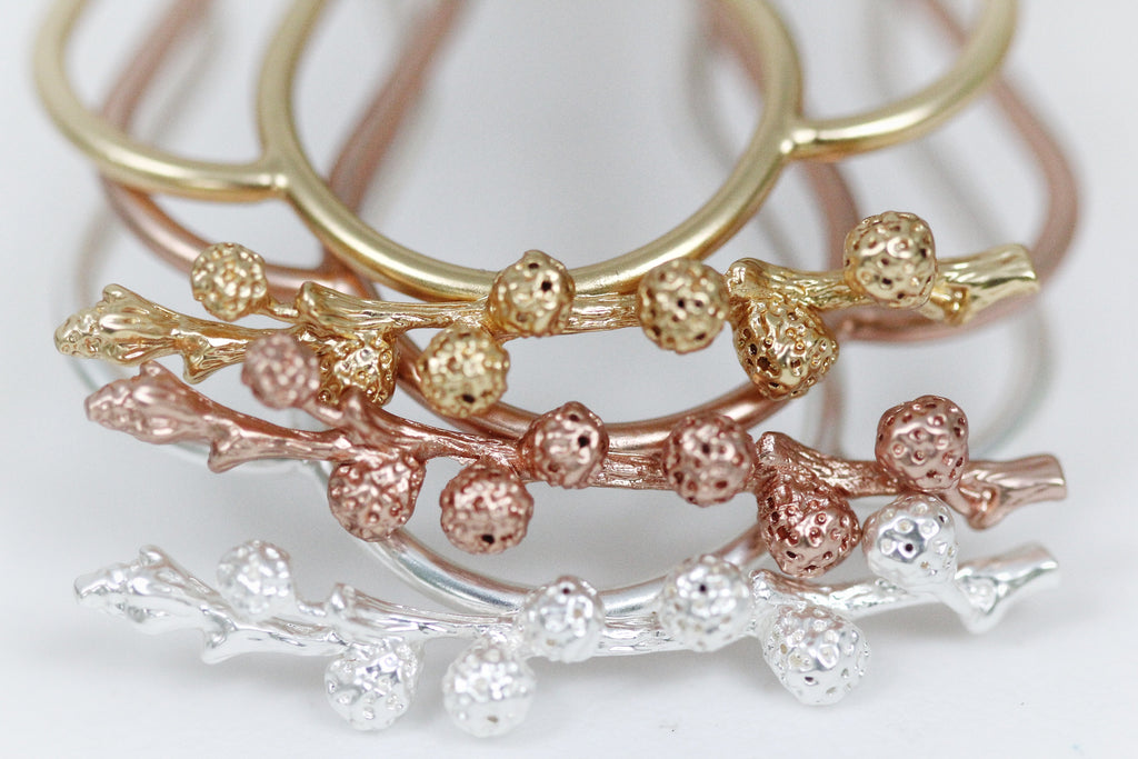 Wild Berries Branch Hair Pin