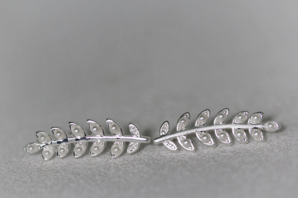 Belle Pearls Ear Huggies