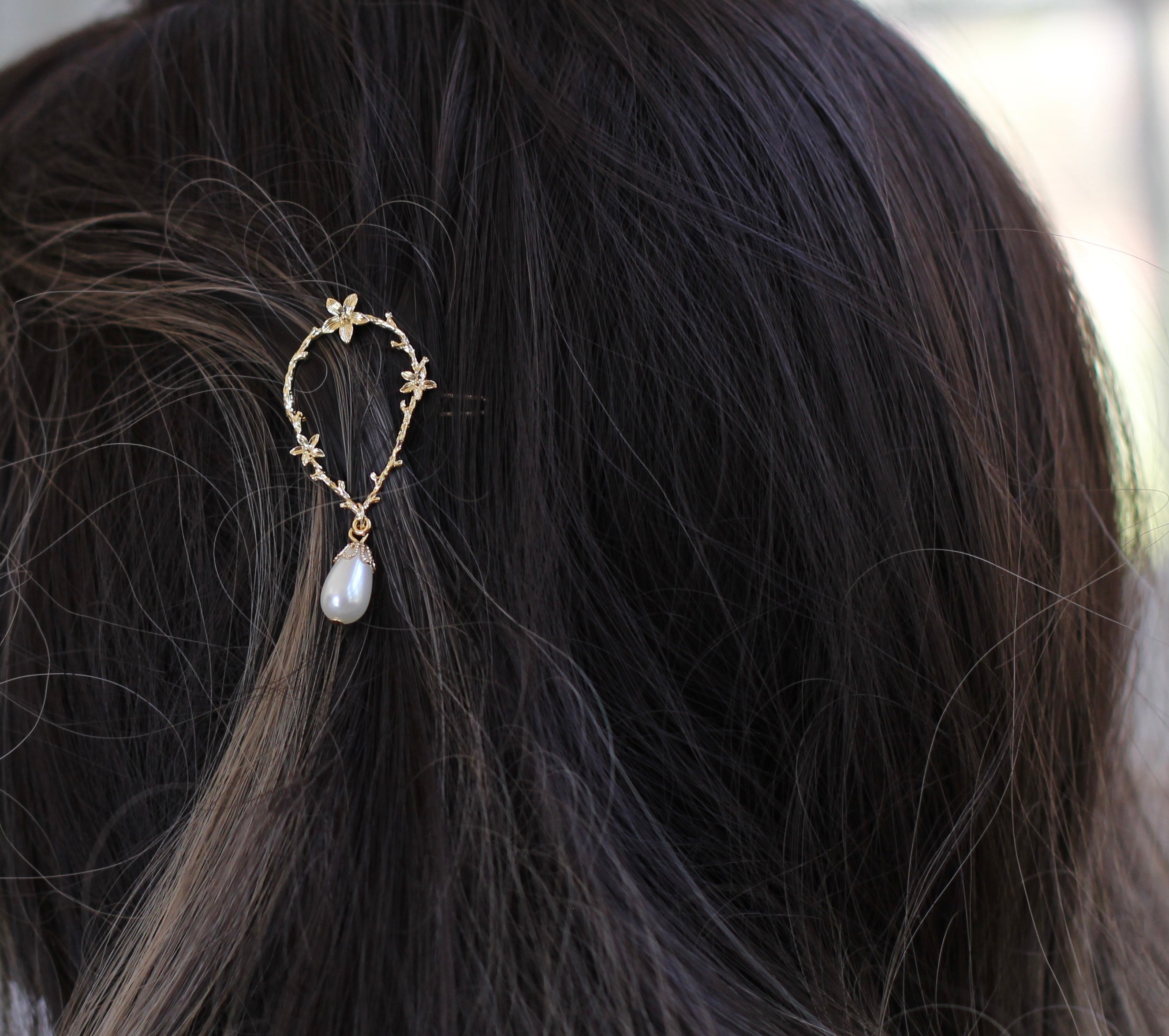 Floral Eden Wreath Barrette