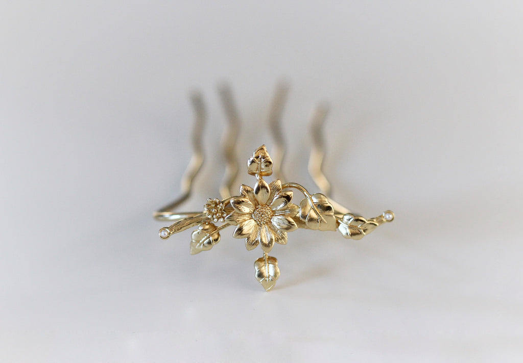 Wild Sunflower Hair Prong